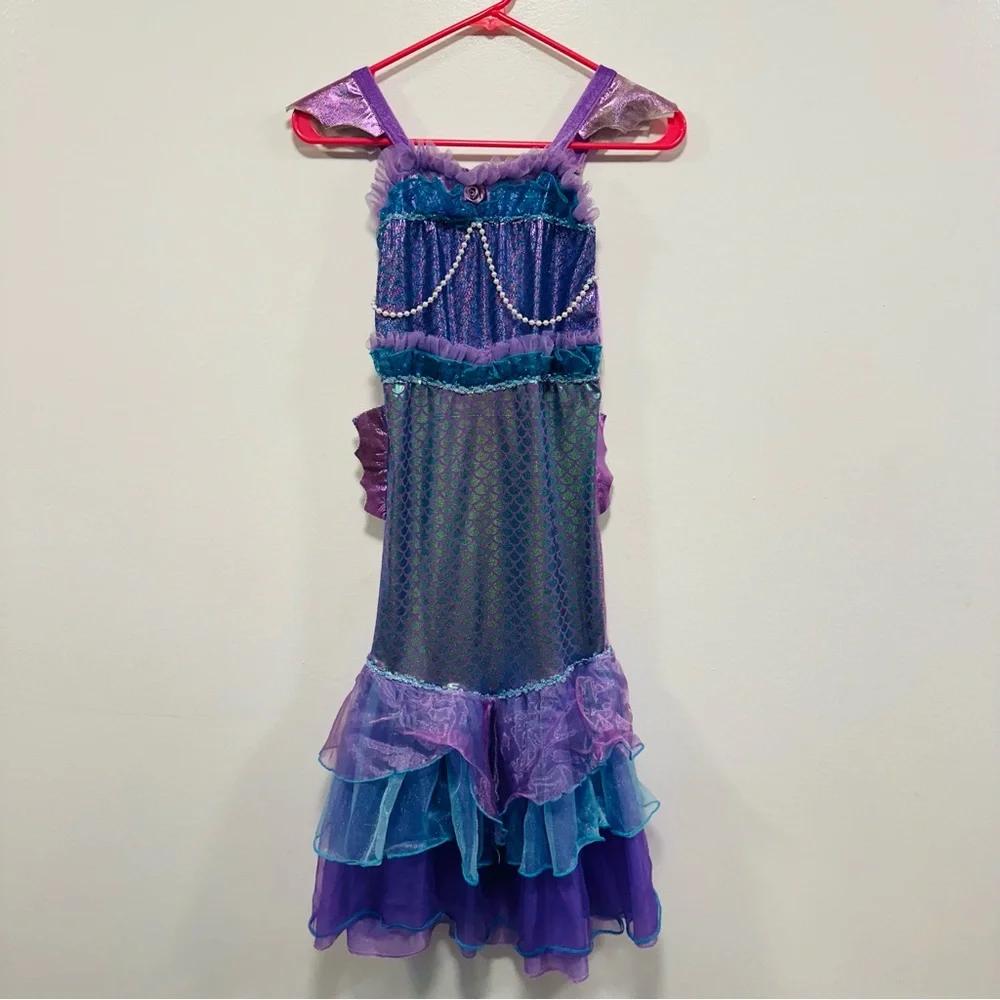 Mermaid Halloween costume! Girls dress up mermaid dress size 7/8!